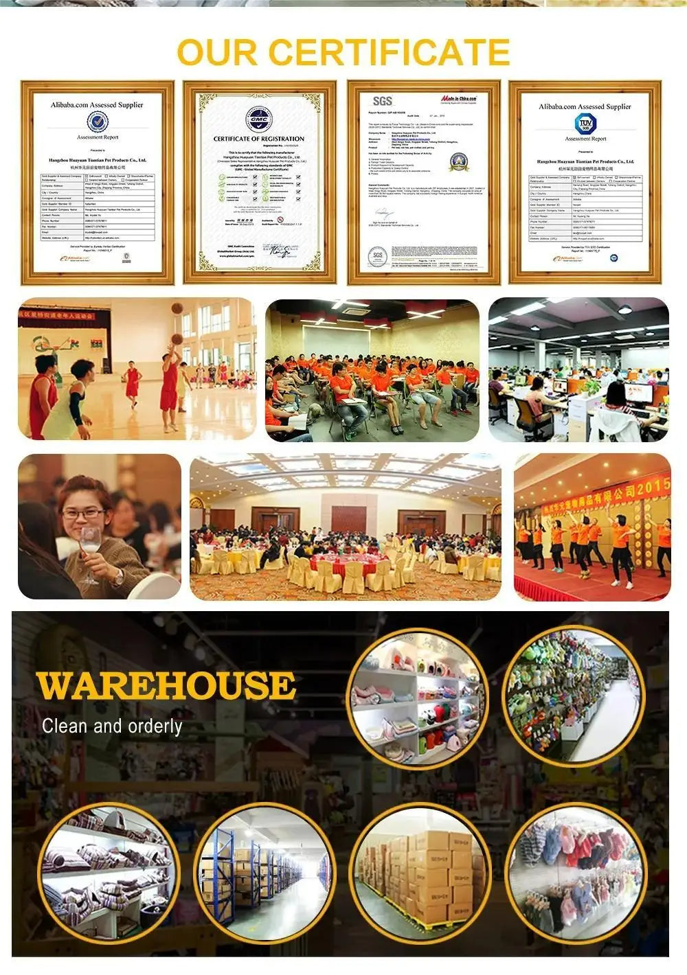 1800ml Big Dogs Bowl Double Ceramic Elevated Pet Food Water Feeders Small Medium Large Dog Feeding Supplies with Wooden Stand