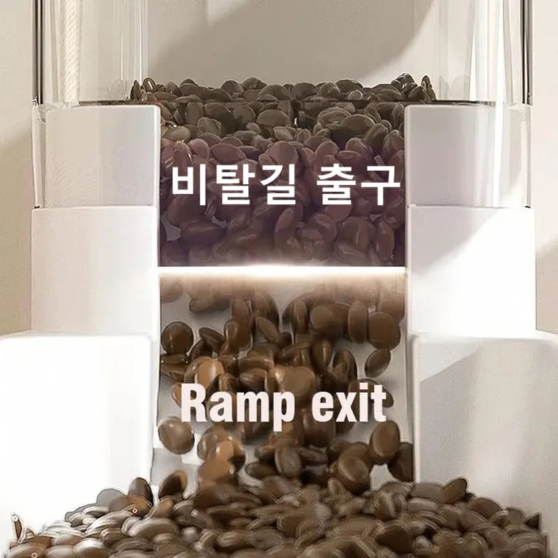 Dog Automatic Feeder Transparent Automatic Gravity Cat Water Bowl High Capacity Food Storage