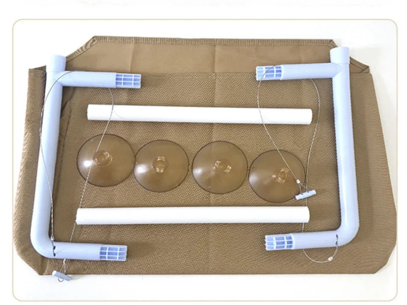 Cat hammock, cat window suction cup, cat nest, cat climbing frame, suspended balcony, glass, sun drying, pet cat bedding supplie