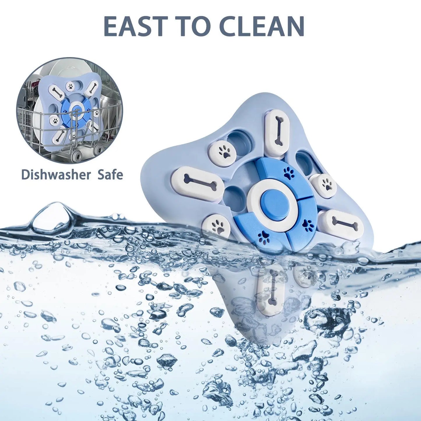 Dog Toys Slow Feeder Interactive Increase IQ Food Dispenser Slowly Eating NonSlip Bowl Pet Puzzle Dogs Training Game