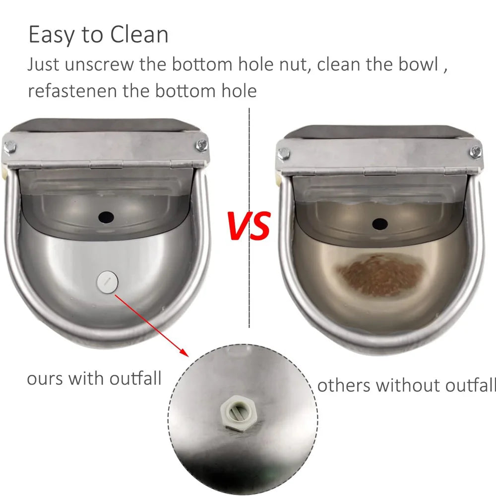 Automatic Water Dispenser for  pets and livestock;  (Barns, Dog house, sheds.)